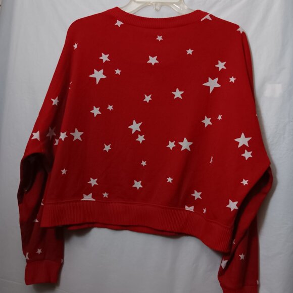 GILLY HICKS BY HOLLISTER STARS CROPPED SWEATSHIRT - Picture 10 of 15